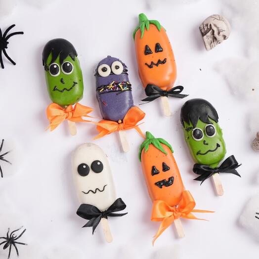 Halloween Cake Pops, Set of 6