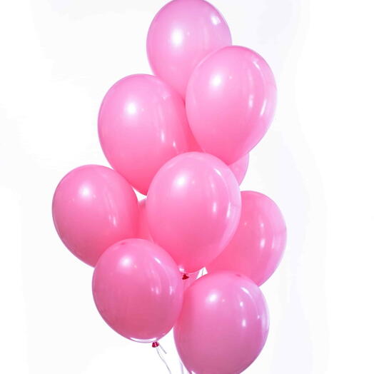 Pink Helium Balloons set of 12pcs