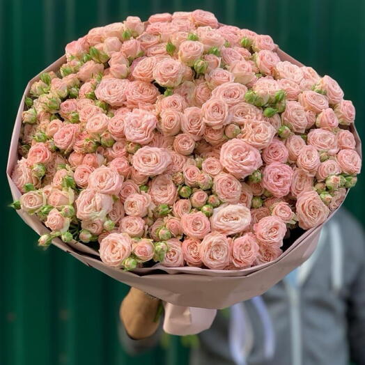 Bouquet of 301 Pink Bombastic Roses