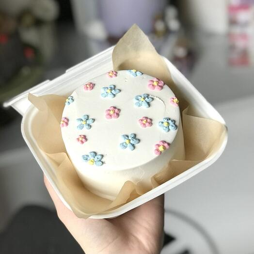 Бенто - торт С цветочками