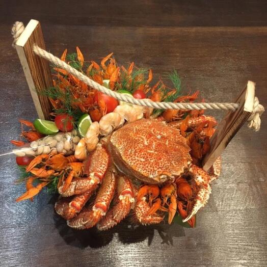 Мужской букет "Крабик"