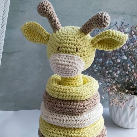 Soft pyramid "Giraffe"