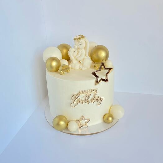 Pastel de cumpleaños del bebé, para el extracto, para el cumpleaños
