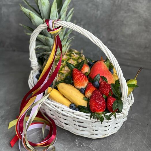 Корзина с фруктами 25 см