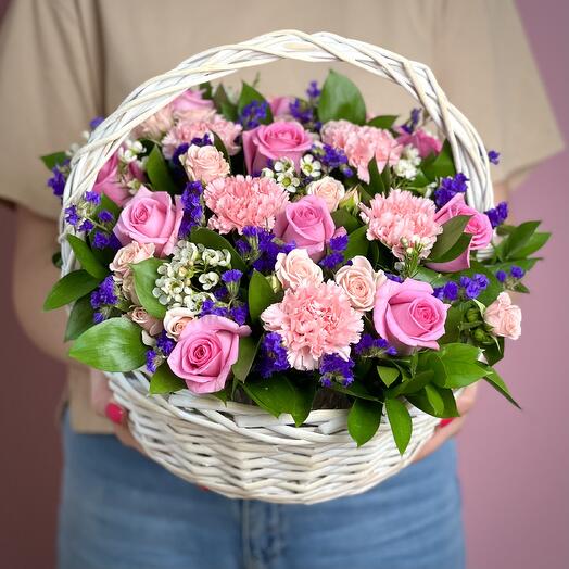 "Pink is the new hit of the season" roses and static