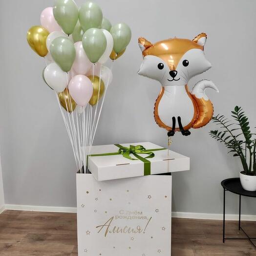 Коробка с шариками «Лисенок»