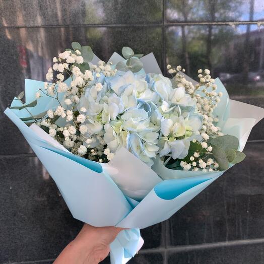 Ramo de Hortensia azul