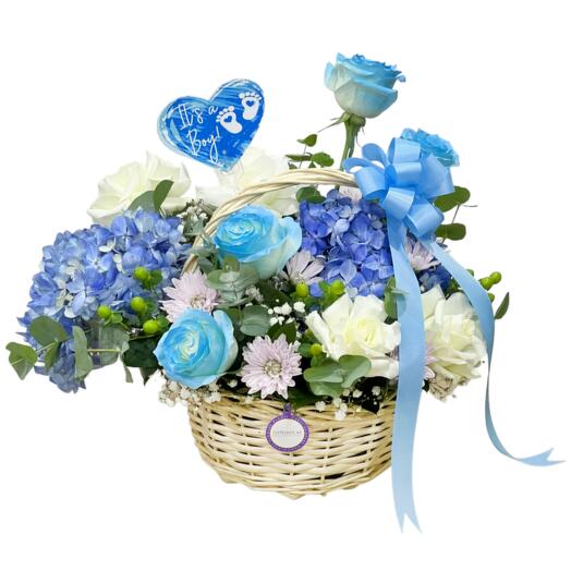 Baby Blue Bliss Bouquet