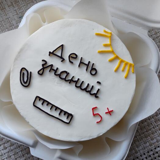 Бенто-торт "1 сентября"