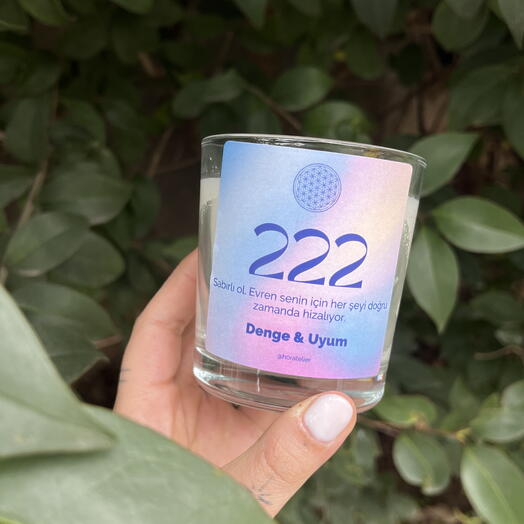222 Melek Sayıları Mum