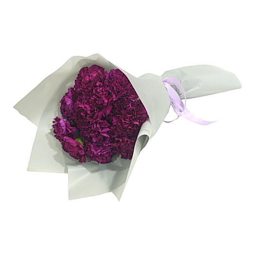 Purple Carnation Bouquet