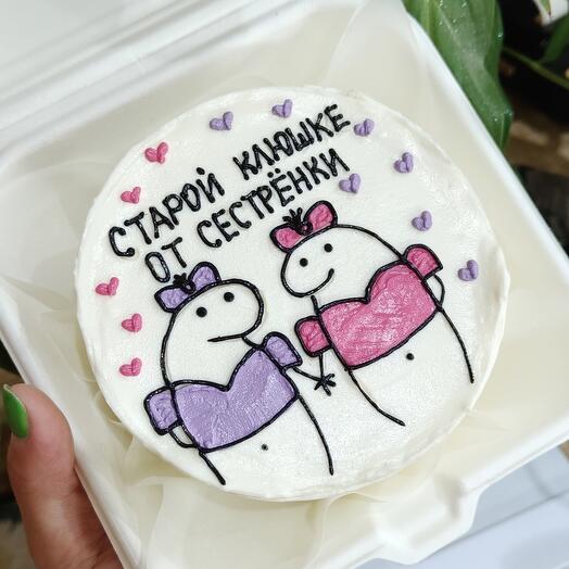 Бенто-торт сестре, подруге