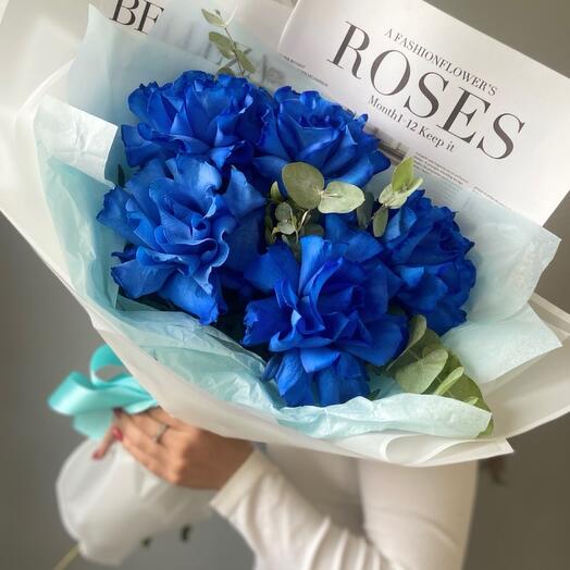 Синие розы для любимой 💙