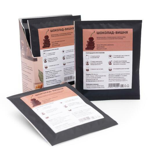 Дрип-кофе «Шоколад-Вишня» 5 шт, Кантата