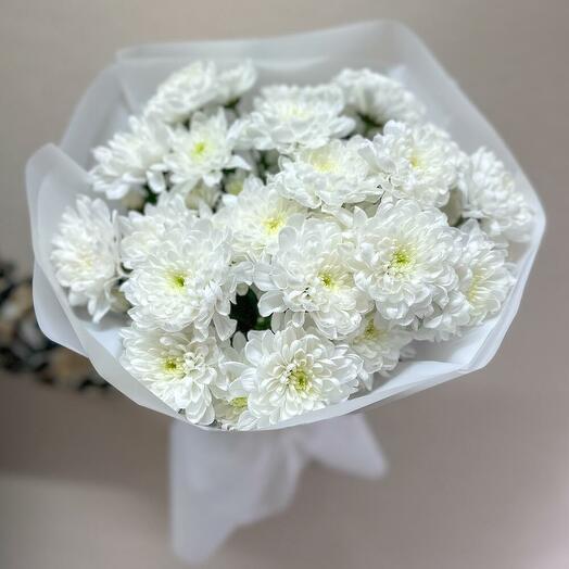 Букет «Облако из хризантем S»