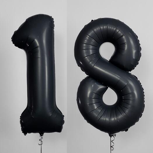 Цифры 40"/102см Цвет Чёрный 2шт (на выбор)