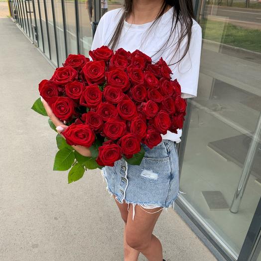 Букет из 35 роз🌹шикарный букет для любимой