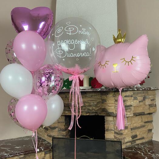 Globos de cumpleaños, 12 piezas