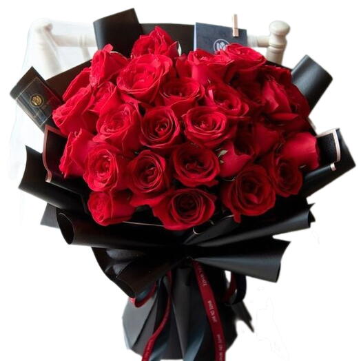 25 Gul Buketi-(Bouquet of 25 Roses)