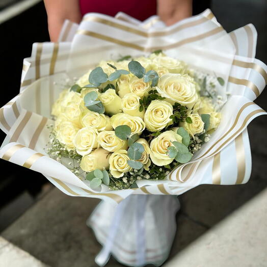 White Rose Bouquet