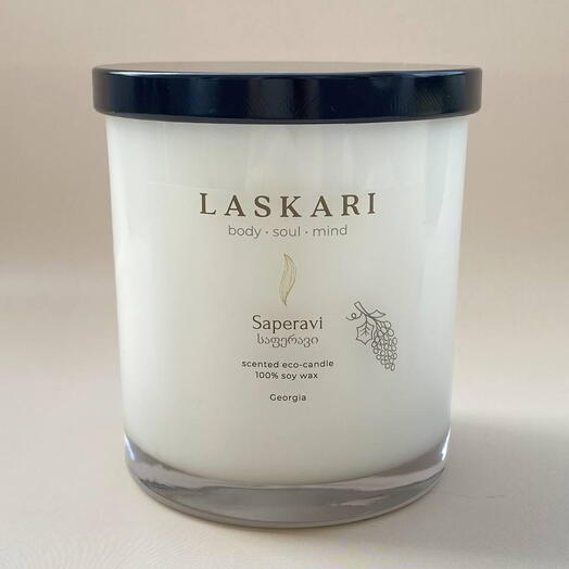 Большая свеча SAPERAVI | Large scented candle SAPERAVI 420 ml LASKARI™