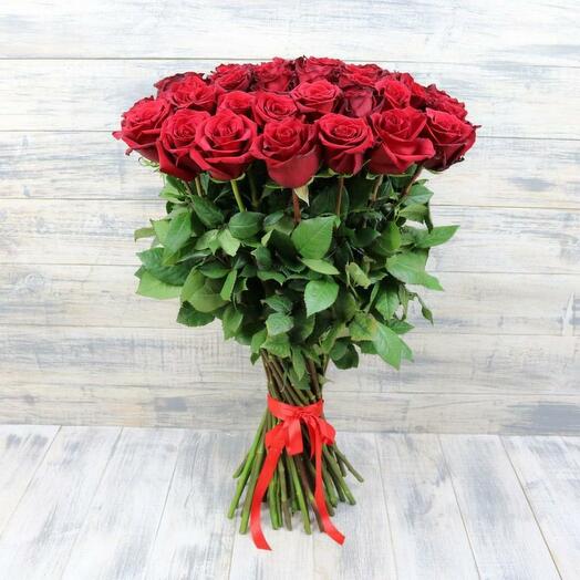 Ramo de 25 rosas rojas