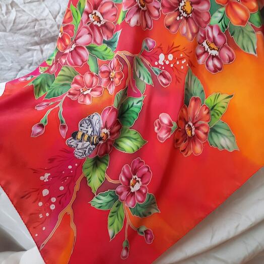Chal-batik "inflorescencia Favorita"