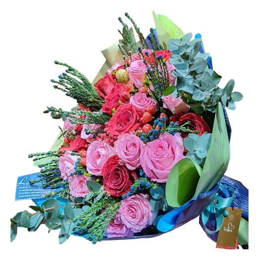 Luxury Pink   Green mix