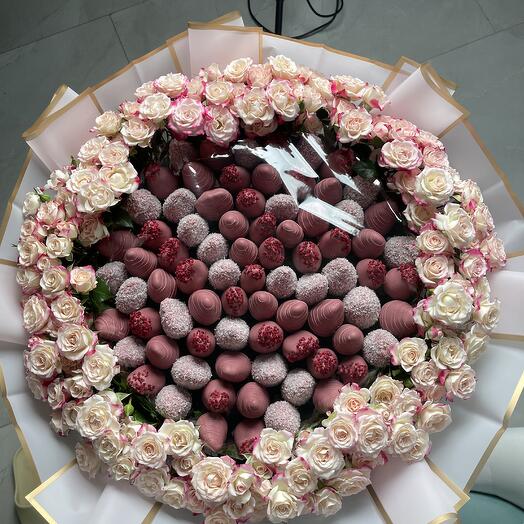 Bouquet (size L, pink/white)