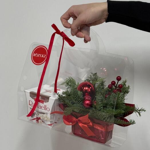 Новогодняя композиция с Raffaello