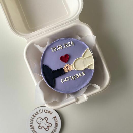 Бенто торт любимому, любимой на годовщину