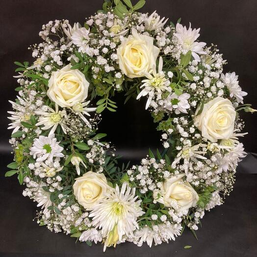 White wreath