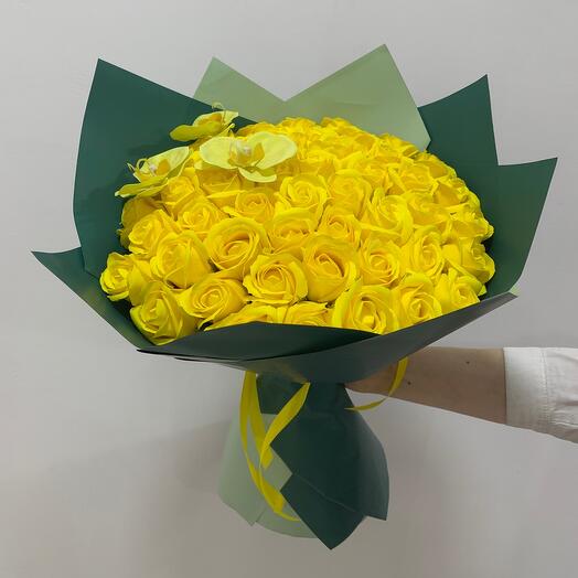 ramo de rosas de jabón