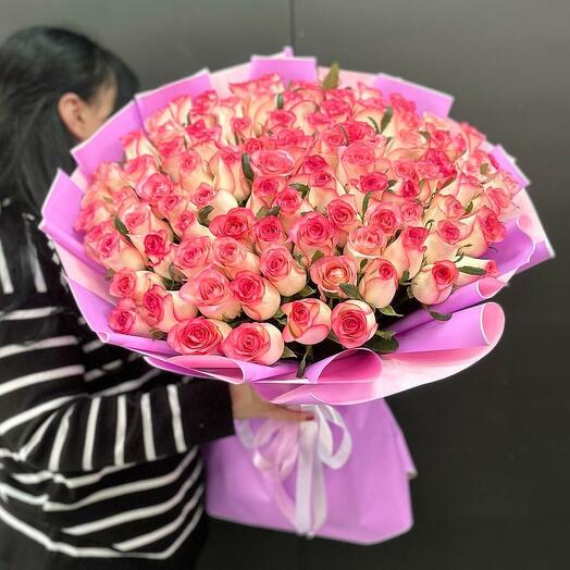 101 РОЗА ДЖУМИЛЯ 70СМ