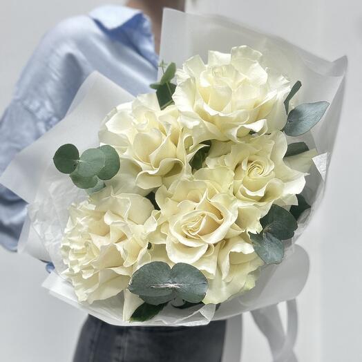 Rosas francesas blancas