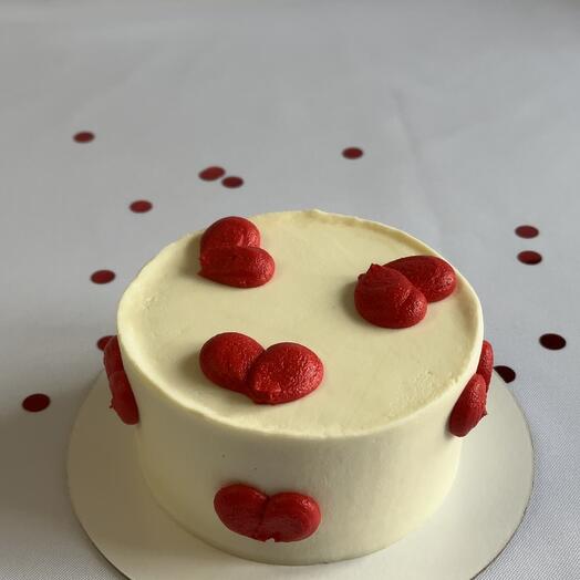 Бенто-торт с сердцами для любимой мамы, бабушки, девушки, молодого человека, мужа