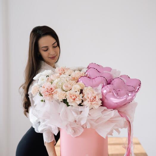 Flores en la Caja "Amor para siempre"