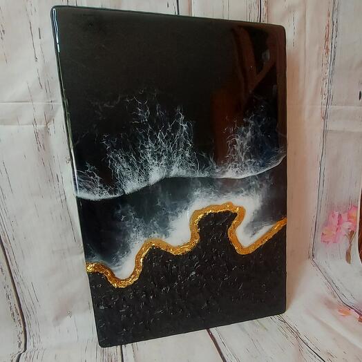 Картина  Черное море с поталью