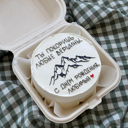 Бенто торт «Горы»