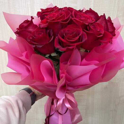 Букет из красных роз