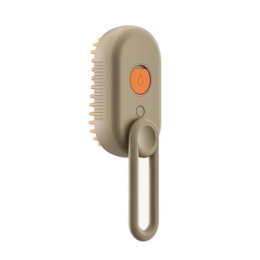 Fur steam brush (brown)