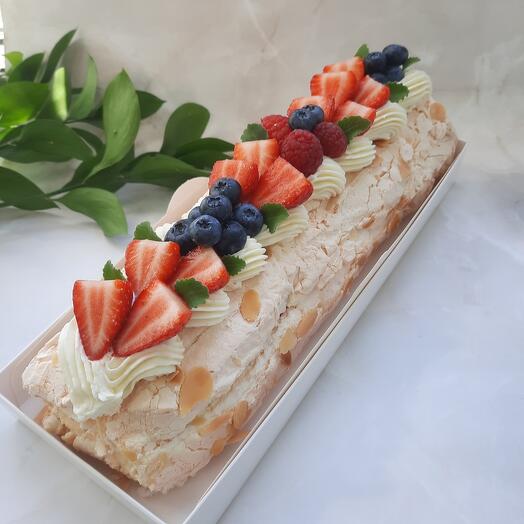 Меренговый рулет классический