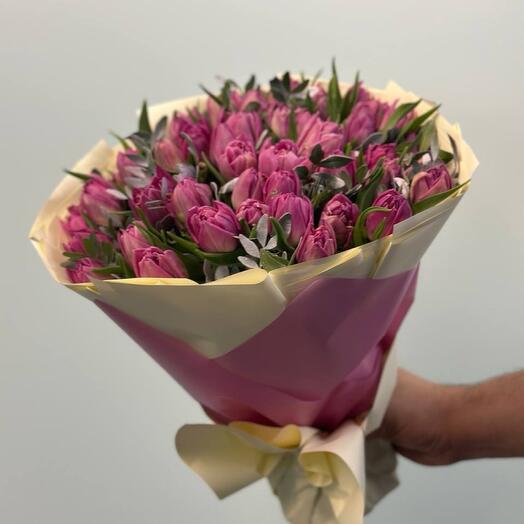 Bouquet of Tulips (peony-shaped)