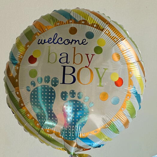 3 Baby Boy Balloon ( bunch of 3 )