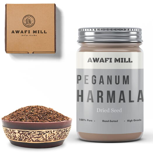 AWAFI MILL Peganum Harmala Seeds| Syrian rue - Bottle of 100 Gram