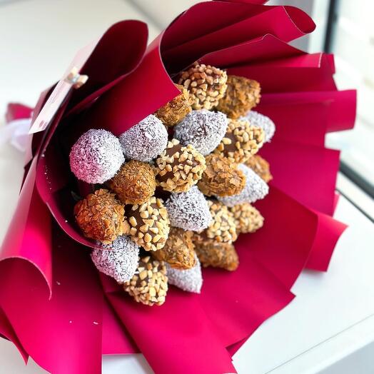 Букет из клубники в шоколаде 20ягод 🍫