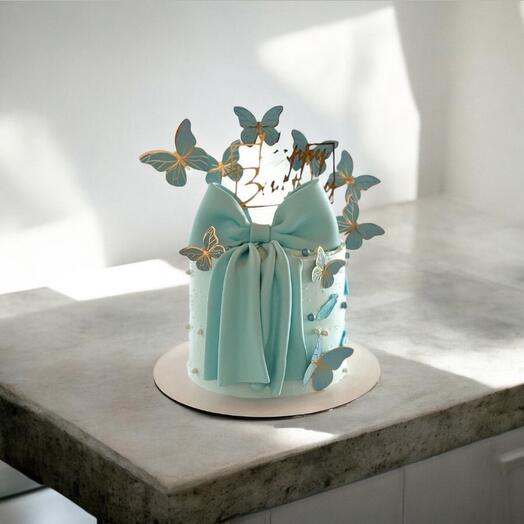 Tiffany Buttefly cake