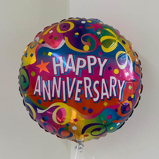 Happy Anniversary Foil Balloon