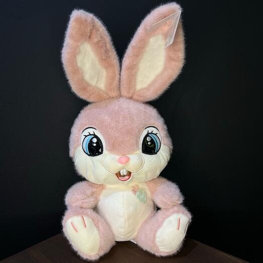 Игрушка мягкая заяц ушастик