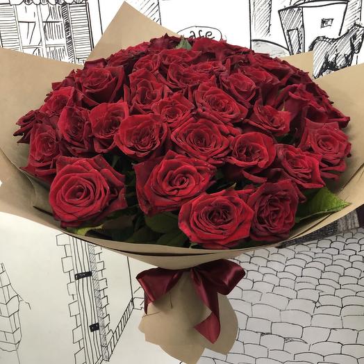 51 de la rosa en papel kraft